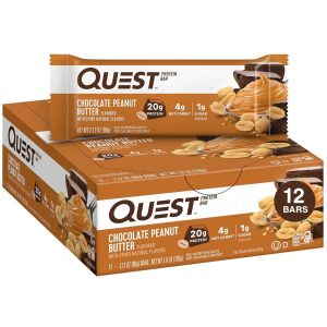Quest Protein Bars - 12 Bars, Chocolate Peanut Butter