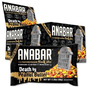 Anabar Protein Packed Candy Bar - 12 Bars, Death by Peanut Butter